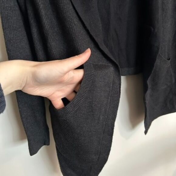 Lululemon Cashmere Blend Hooded Yogi Wrap Cardigan - Picture 6 of 10